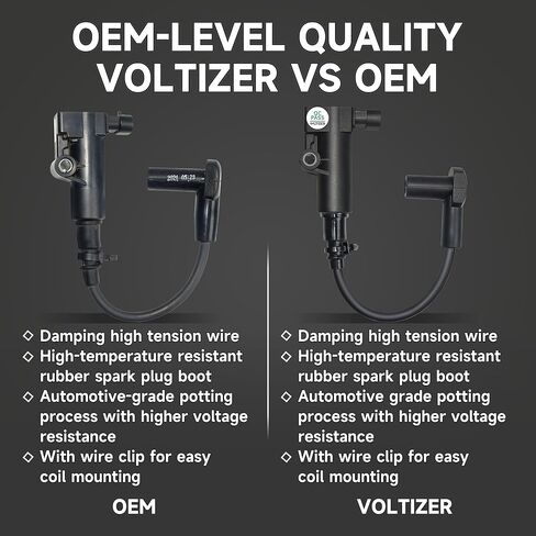 VOLTIZER High-Performance 25 519 02-S (2551902-S) EFI Ignition Coil – Fits Kohler ECH630 ECH650 ECH680 ECH730 ECH740 ECV730 ECV740 ECV749 – Includes Spark Plug & Tools – Engine-Tested in Saudi Arabia