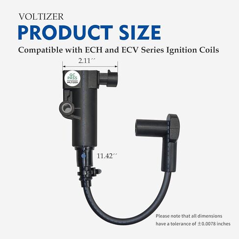 VOLTIZER High-Performance 25 519 02-S (2551902-S) EFI Ignition Coil – Fits Kohler ECH630 ECH650 ECH680 ECH730 ECH740 ECV730 ECV740 ECV749 – Includes Spark Plug & Tools – Engine-Tested in Saudi Arabia