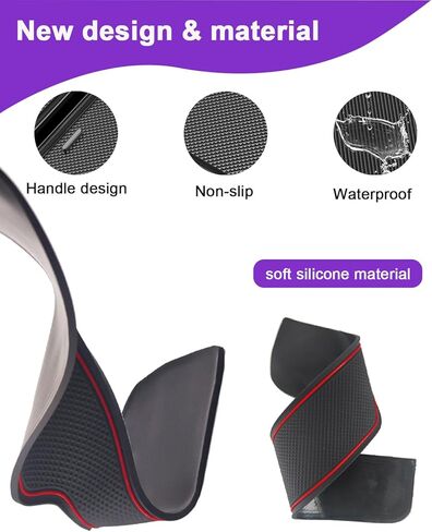 Cup Holder Mats for Kia Sorento 2021-2025, 21Pcs/Set Soft Non-Slip Waterproof Scratch Proof Door Slot Insert Mats Liner for Sorento 2025 2024 2023 Accessories Black in Saudi Arabia