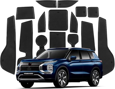 Cup Holder Mats for Kia Sorento 2021-2025, 21Pcs/Set Soft Non-Slip Waterproof Scratch Proof Door Slot Insert Mats Liner for Sorento 2025 2024 2023 Accessories Black in Saudi Arabia
