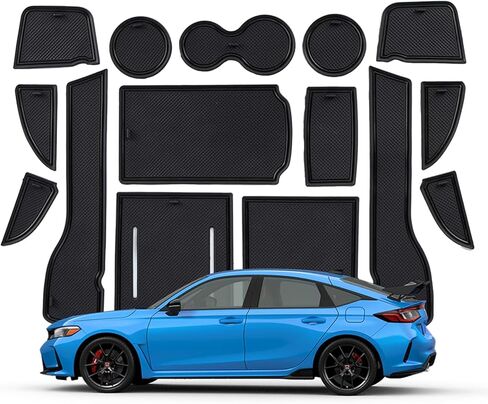 Cup Holder Mats for Kia Sorento 2021-2025, 21Pcs/Set Soft Non-Slip Waterproof Scratch Proof Door Slot Insert Mats Liner for Sorento 2025 2024 2023 Accessories Black in Saudi Arabia