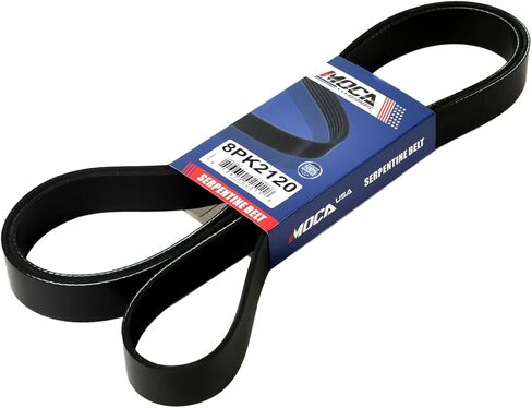 8PK2120 EPDM حزام سيربنتين متوافق مع 1991-1993 لدودج D250، 1991-1993 لدودج D350، 1991-1993 لدودج W250، 1991-1993 لدودج W350 5.9L L6 V8 in Saudi Arabia