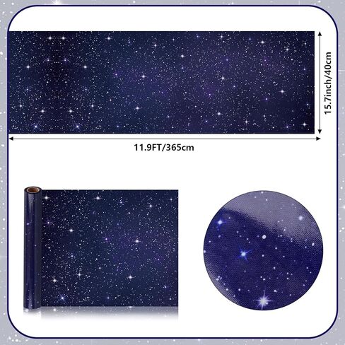 Outer Space Bulletin Board Roll Reusable Waterproof Bulletin Board Poster Non-Woven Fabric Bulletin Boards Roll Background for Classroom Decorations Home Wall Decor 15.7" x12ft in Saudi Arabia