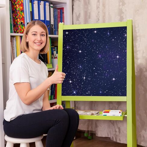 Outer Space Bulletin Board Roll Reusable Waterproof Bulletin Board Poster Non-Woven Fabric Bulletin Boards Roll Background for Classroom Decorations Home Wall Decor 15.7" x12ft in Saudi Arabia
