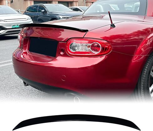Rear Trunk Spoiler Lip Wing for Mazda MX-5 NC Miata 2005-2015 Black in Saudi Arabia