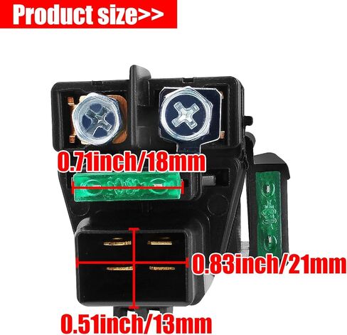 31800-03G00 Starter Solenoid Relay Compatible with Suzuki ATV 3180003G00 2002-2007 Eiger 400 Vinson 500 LT-A400 LT-A400F LT-A400FC LT-A400FH LT-A500F LT-A500FB LT-A500FC F400 F400F F400FC in Saudi Arabia