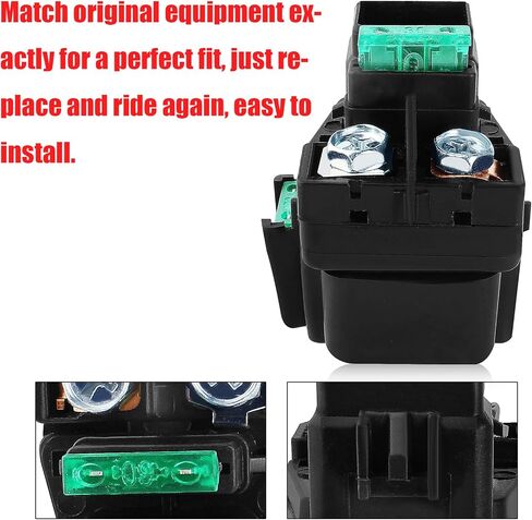 31800-03G00 Starter Solenoid Relay Compatible with Suzuki ATV 3180003G00 2002-2007 Eiger 400 Vinson 500 LT-A400 LT-A400F LT-A400FC LT-A400FH LT-A500F LT-A500FB LT-A500FC F400 F400F F400FC in Saudi Arabia