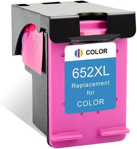 QSYRAINBOW 652XL Ink Cartridge Compatible Replacement for 652 652 XL for Deskjet 1115 1118 2135 2136 3636 3835 4535 Printers(2pcs) in Saudi Arabia