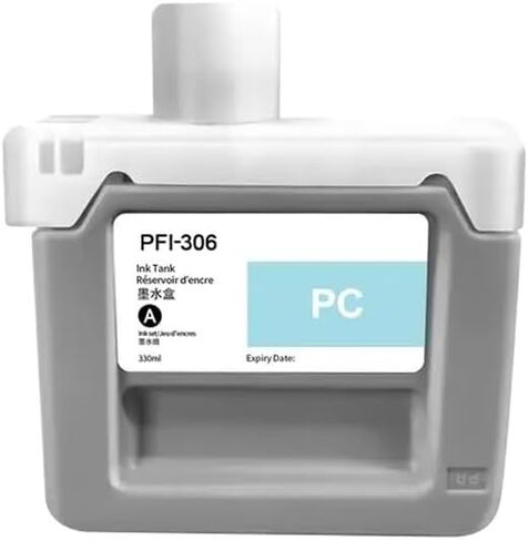 12-Color Ink Cartridge PFI-306 PFI306 Compatible with IPF8400 IPF8400S IPF9400 IPF9410 IPF8300 IPF8300S Printers(1pcs-PM) in Saudi Arabia