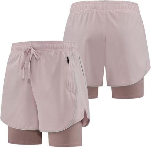 Flowy Gym Workout Shorts with Pockets for Women 2 in 1 Athletic Running Yoga Mini Skorts 2026 Summer Tennis Shorts in Saudi Arabia