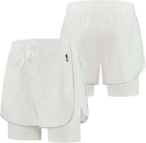 Flowy Gym Workout Shorts with Pockets for Women 2 in 1 Athletic Running Yoga Mini Skorts 2026 Summer Tennis Shorts in Saudi Arabia