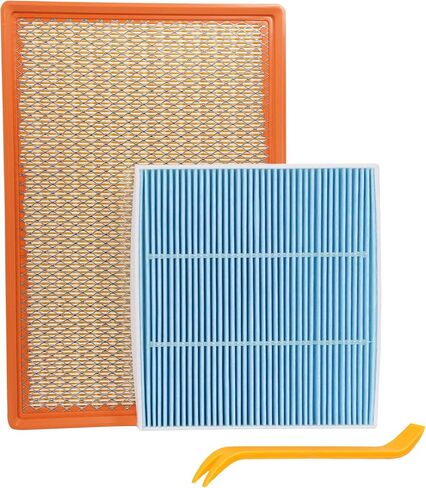 مجموعة فلتر هواء المحرك وفلتر هواء المقصورة - متوافقة مع رام 1500 2011-2024، رام 1500 كلاسيك 2019-2024-CF11671&CA12375 in Kuwait