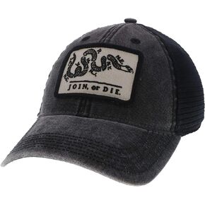 NA-1 Legacy 'Join or Die' Trucker Style Hat Black, One Size
