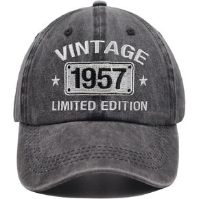 Vintage 1964 1963 1962 1961 1960 1959 1958 1957 1956 1955 Limited Edition Adjustable Embroidered Baseball Cap