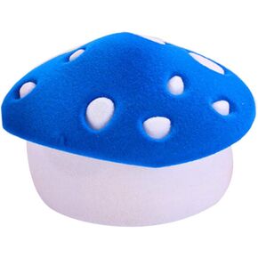 Cabilock Single Ring Jewelry Box Mushroom Shape Jewelry Box Rings Storage Case Necklace and Ring Organizer Blue