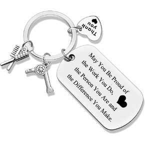 Hairdresser Gifts Hair Stylist Gifts Inspirational Hair stylist Jewelry Hair Stylist Key chain Hair Stylist Appreciation Gift Cosmetician Graduation Gift Cosmetology Graduation Gift