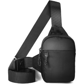 Alessia Cara Sling Bag for Men, Small Crossbody Bag Lightweight Casual Phone Chest Bag Waterproof Sling Bag for Travelling Hiking