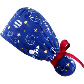 KOHOTA Working Cap with Button for Women Ponytail Holder Working Hat Bouffant Hats Long Hair… in Kuwait