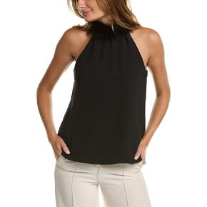 Trina Turk Women's Feather Trim Halter Top