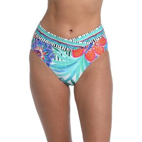 La Blanca Women's Standard Cross Over High Waist Swimsuit Bottom