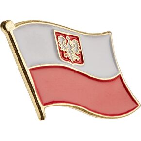 US Flag Store Poland with Eagle Lapel Pin Small