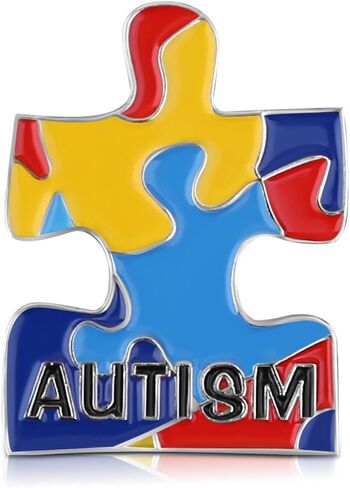 CMajor Awarness Autism Puzzle Piece Enamel Lapel Pin in Kuwait
