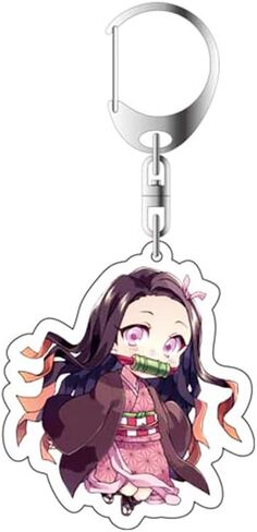 سلاسل المفاتيح أنيمي، مجموعة سلاسل المفاتيح الاكريليك لطيف Kawaii لحقائب الظهر، هدايا للنساء الرجال الفتيان الفتيات in Saudi Arabia