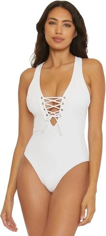 قطعة واحدة من Becca by Rebecca Virtue للسيدات ذات حافة عصرية Gia برباط in Kuwait