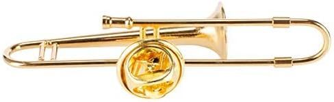 شركة برودواي جيفت كولدس بروش على شكل آلة موسيقية مصغرة مع حقيبة آلة ناعمة حمراء in Kuwait