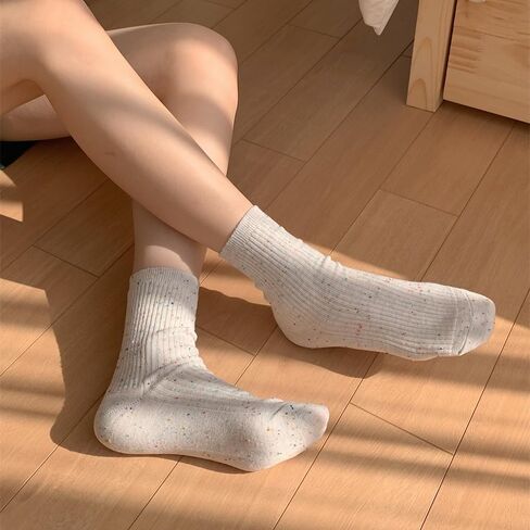 XIXITIAO Womens Socks,Crew Socks For Women, Cute,Funny Socks with Cotton, Funny Cute Socks in Saudi Arabia