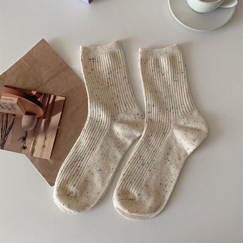 XIXITIAO Womens Socks,Crew Socks For Women, Cute,Funny Socks with Cotton, Funny Cute Socks in Saudi Arabia