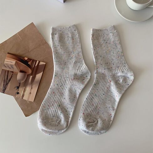 XIXITIAO Womens Socks,Crew Socks For Women, Cute,Funny Socks with Cotton, Funny Cute Socks in Saudi Arabia