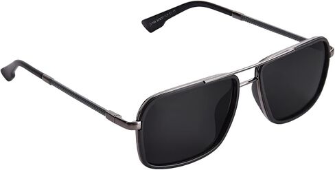 نظارة شمسية OPTOFENDY Aviator للرجال، نظارات شمسية مستقطبة للرجال نظارة شمسية مربعة للرجال طراز عسكري عتيق نظارات شمسية Aviator in Kuwait