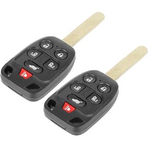 X AUTOHAUX 2pcs Car Replacement Key Fob Keyless Remote Entry Key Shell Case for Honda Odyssey 2011 2012 2013 N5F-A04TAA
