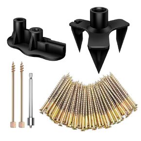 Floor Repair Kit, Floor Fix Screws Kit for Most Wood Floors, Eliminate Noise Under Floors, Wood Floor Gap Fixer Replacement, Contains 5 Tools and 50 Screws