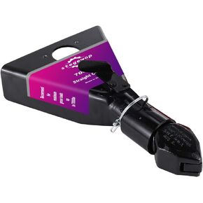 2" Forged A-Frame Trailer Coupler with Trigger Latch SAE Class IV 7000 lb for Towing RV, Boat, Camper (Black)(7000LBS 2")