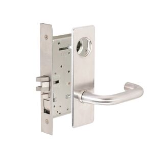CORBINRUSSWIN ML2051-LWM-626-LC 626 Satin Chrome, Lever LWM Lustra, Entrance/Entry/Office, Steel; Stainless Steel; Brass