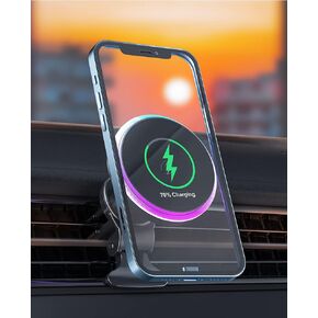 Magnetic Phone Holder for Car, Car Holder for iPhone (360° Rotation) Mobile Phone Car Holder Compatible with iPhone15/14/13/12 Pro Max.