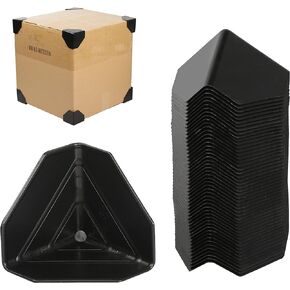 GELRHONR 50pcs Carton Packing Corner Guard Frame Corner Protectors,60mm Heavy Duty Packaging Plastic Protector and Anti-Collision for Express Box Packaging,Furniture and Other Products Packaging