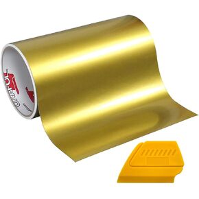 VViViD ORACAL 651 Multi-Colored Vinyl Solvent-Based Adhesive-Backed Calendared Wrap Decals w/Yellow Multi-Purpose Squeegee (12x 5ft, Pink)
