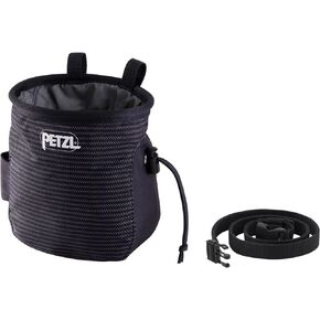 Petzl SAKA Chalk Bag - Ergonomic Chalk Bag for Gym, Sport, and Trad Climbing