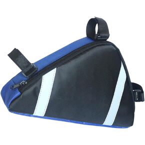 Bicycle Triangle Bag Wedge Pack Saddle Frame Pouch Bike Pouch Bag Portable Bike Stand Multi Tool Pouch Bike Bags for Bicycles Portable Bike Pouch Storage Supply Wedge Shape
