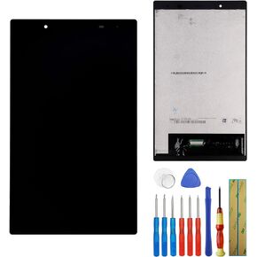 LCD Display Replacement Compatible with Lenovo Tab 4 8" WiFi TB-8504F TB-8504X LCD Touch Screen Digitizer Full Assembly Black