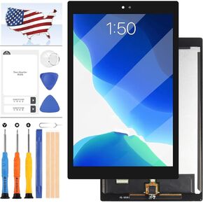 Screen Replacement for Amazon Kindle Fire HD 10 7th Gen SL056ZE 2017 Version 10.1 LCD Display Touch Screen Digitizer Assembly with Tools