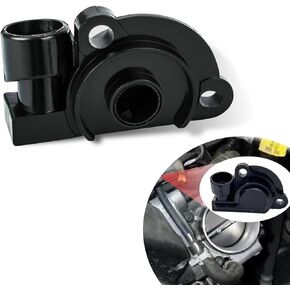 Irinidig 1 PC Car Throttle Position Sensor, TPS Throttle Pedal Fuel Idle Control Valve Sensor, Replacement OEM No. 17087400 17088026 17111815 Gas Engine Accessory, Suitable for Most Models (Black)