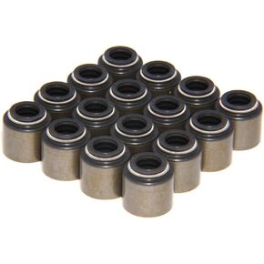 Comp Cams "511-16 Set of 16 Steel Viton Valve Seals for .500"" Guide Size, 8mm Valve Stem"