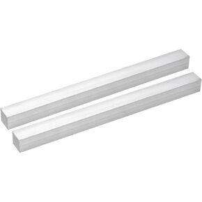 uxcell Square Aluminum Flat Bar, 2pcs 1" Thickness 1" Width 13" Length Square Aluminum Bar 6061 Aluminum Flat Plate, 25 x 25 x 330mm T6511 Solid New Mill Stock in Saudi Arabia