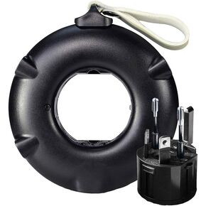 MOGICS Bagel(Black) Universal Power Strip | Working from Home Essential