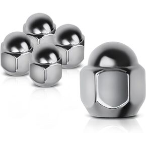 A-Premium 5Pcs M12-1.25 Wheel Lug Nuts Compatible with Asuna Sunrunner Chevrolet Tracker GMC Tracker Honda Accord Civic Pontiac Sunrunner Subaru Ascent