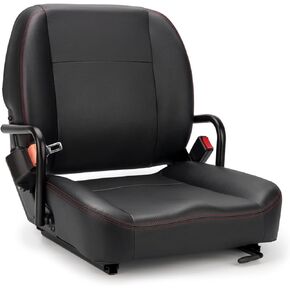 SEATIN Universal Forklift Seat,Tractor Seat,with Hip Restaint,Micro Switch and Safety Belt,for Tractor,Mower,Skid Loader,Telehandler,Backhoe,Excavator Dozer…